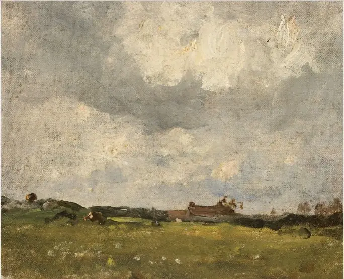 Landscape, a Grey Day, by Nathaniel Hone the Younger