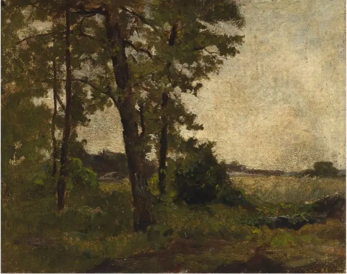 Landscape, Trees on the Left, by Nathaniel Hone the Younger