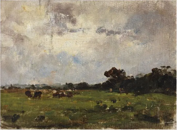 Pasture with Cattle, by Nathaniel Hone the Younger