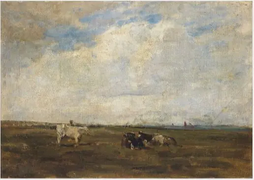 Pastures by the Sea, by Nathaniel Hone the Younger