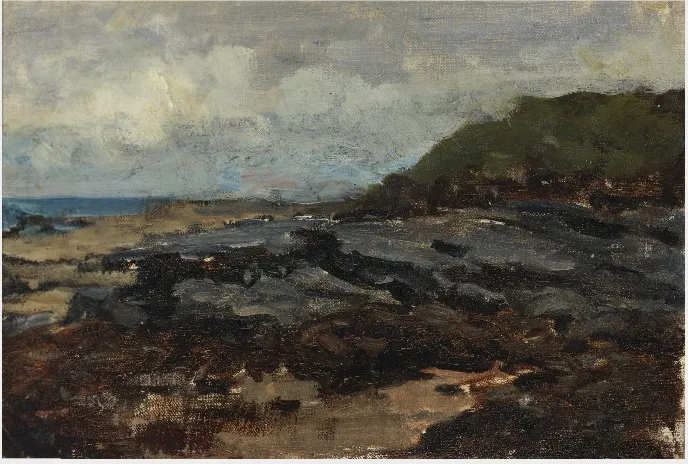 Rock Pools, and the Sea, by Nathaniel Hone the Younger, unspecified, 1881