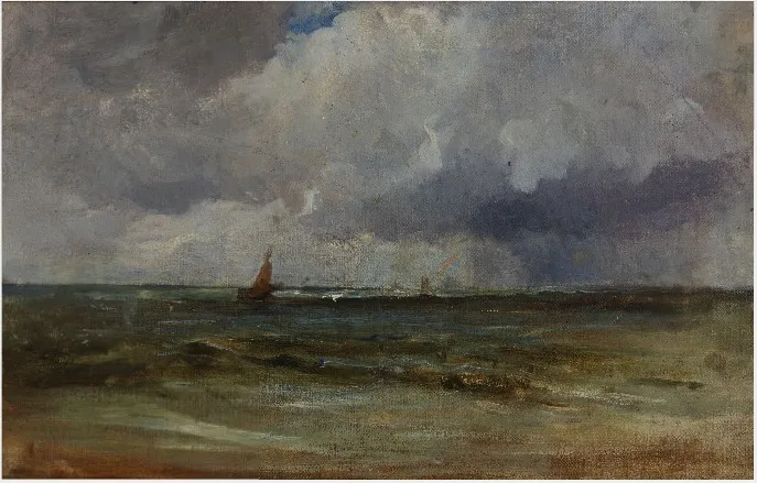 Sea and Clouds, by Nathaniel Hone the Younger, unspecified, 1881