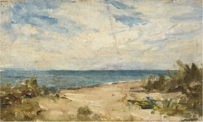 Seashore on a Sunny Day, by Nathaniel Hone the Younger