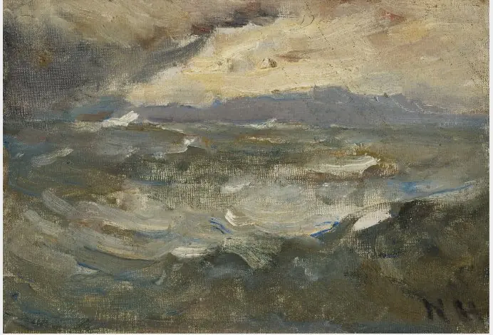 Storm Cloud over the Sea, by Nathaniel Hone the Younger