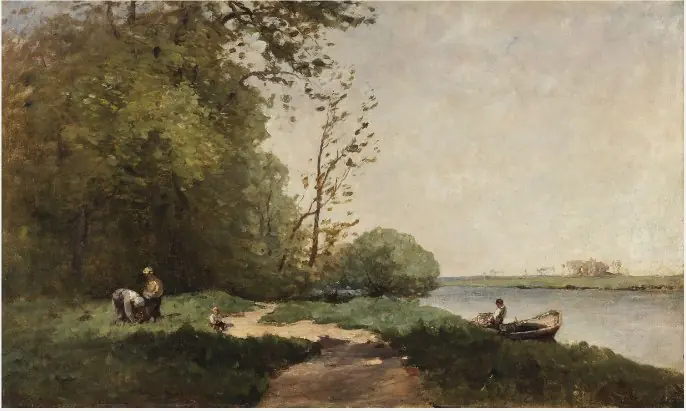 The Banks of the Seine, by Nathaniel Hone the Younger