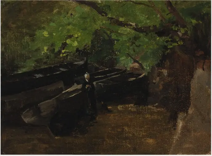 The Owner of the Boats, by Nathaniel Hone the Younger