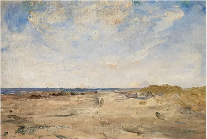 The Shore and Dark Blue Sea, by Nathaniel Hone the Younger