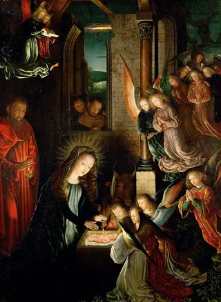 Nativity, by Gerard David
