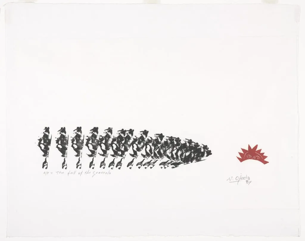 Untitled, by Naúl Ojeda, ink, 1984