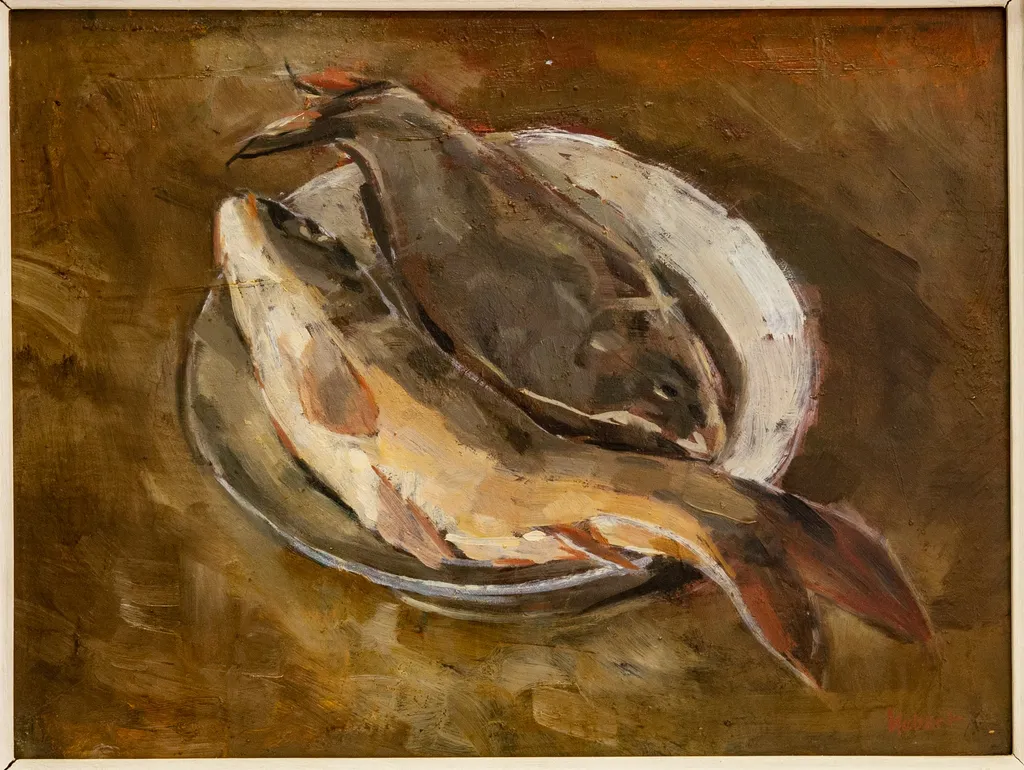 Natură statică cu pești, by Nebert Carol, unspecified