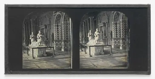 View of Tomb Sculptures at Crystal Palace, by Negretti and Zambra