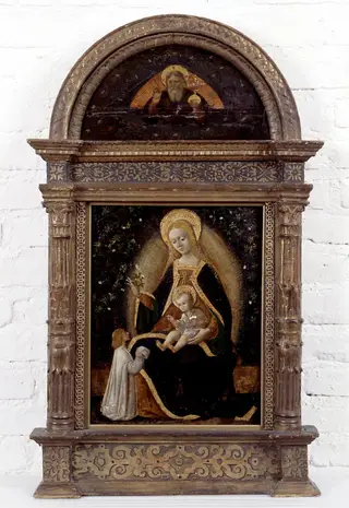 Neitsyt Maria, Jeesus-lapsi ja lahjoittaja