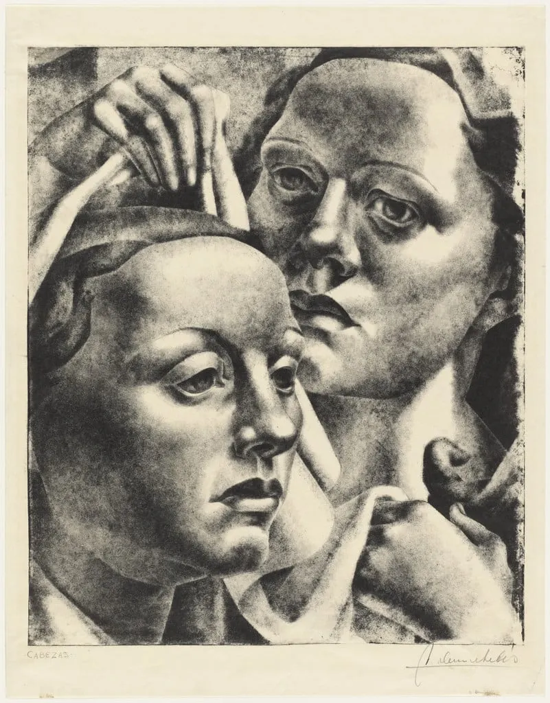 Untitled, by Nélida Demichelis, ink, 1942