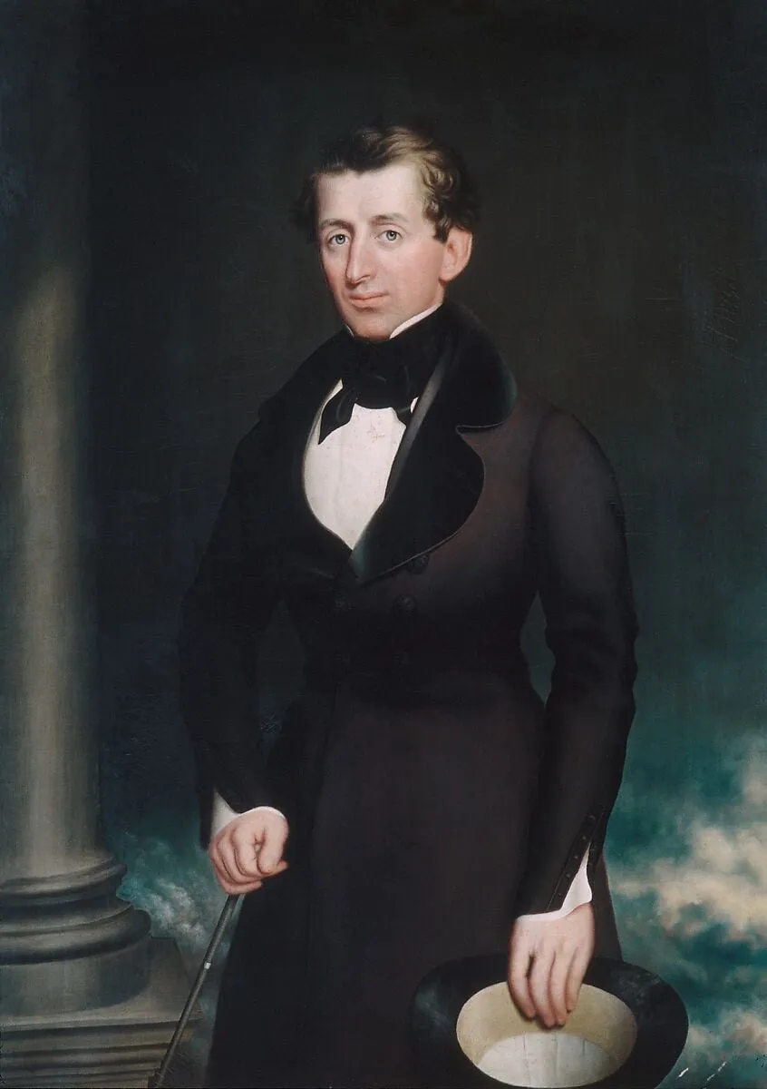 James Merrill Cook, by Nelson Cook, oil, 1840