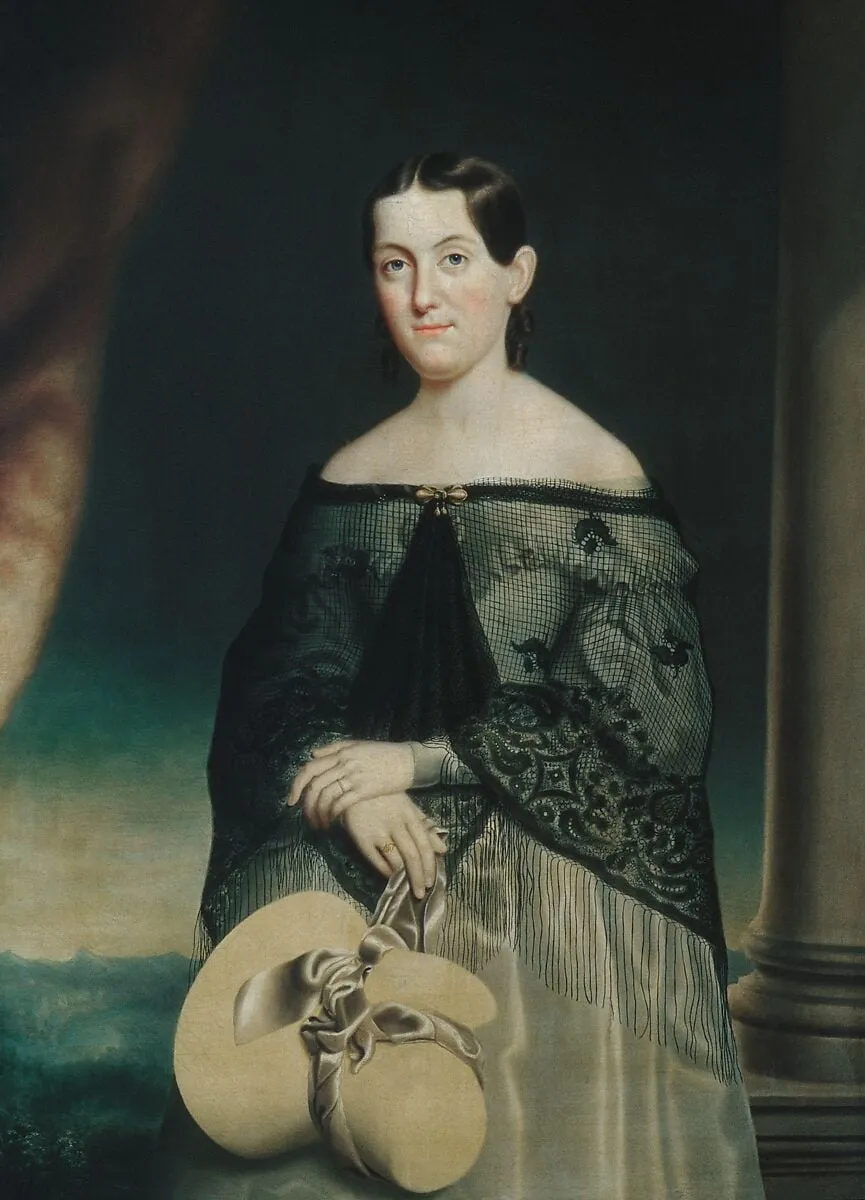 Mrs. James Merrill Cook, by Nelson Cook, oil, 1840