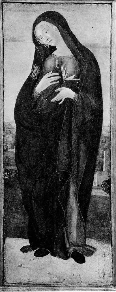 The Virgin Annunciate, by Neroccio de' Landi