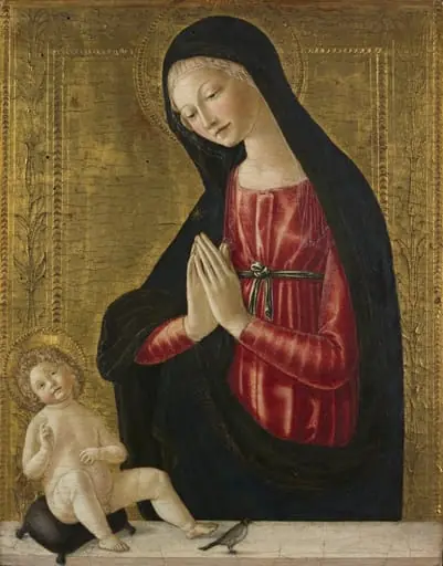 Virgin and Child with a Goldfinch, by Neroccio de' Landi