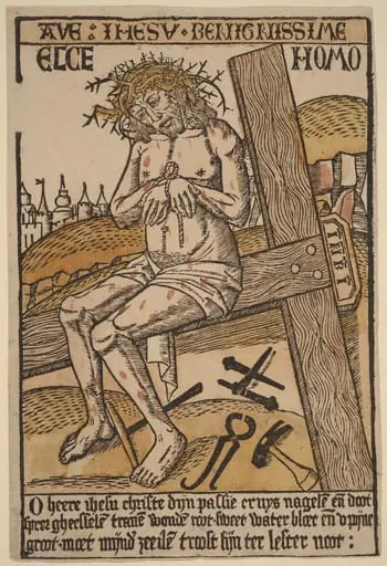 Christ as the Man of Sorrows, by Netherlandish 15th Century