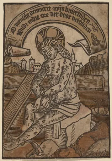 Christ as the Man of Sorrows, by Netherlandish 15th Century