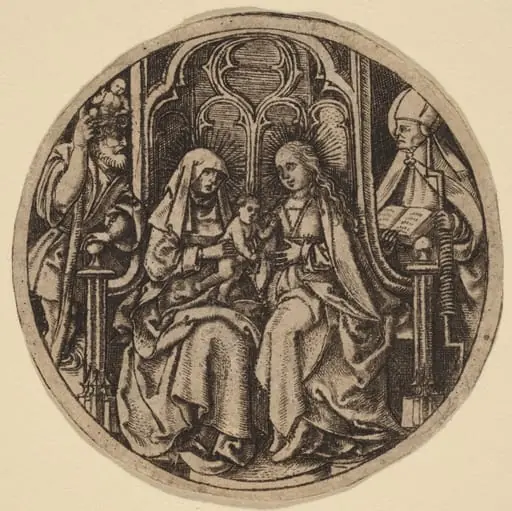 Madonna and Child with Saints Christopher and Erasmus