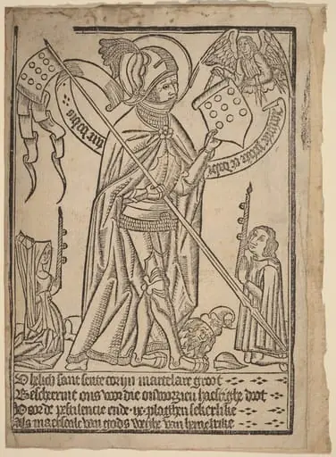 Saint George (?), by Netherlandish 15th Century