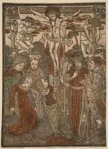 The Crucifixion, by Netherlandish 15th Century