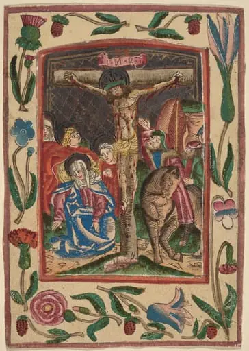 The Crucifixion, by Netherlandish 15th Century