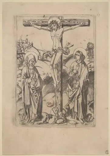 The Crucifixion, by Netherlandish 15th Century