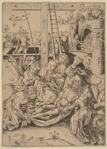 The Lamentation, by Netherlandish 15th Century