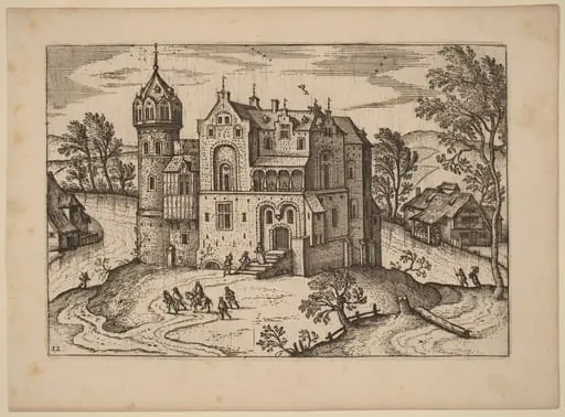 Castle by a River, by Netherlandish 16th Century