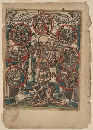 Christ as the Man of Sorrows, by Netherlandish 16th Century, 1501