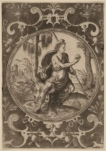 Paris with the Apple, by Netherlandish 16th Century