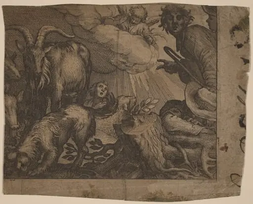 Annunciation to the Shepherds, by Netherlandish 17th Century