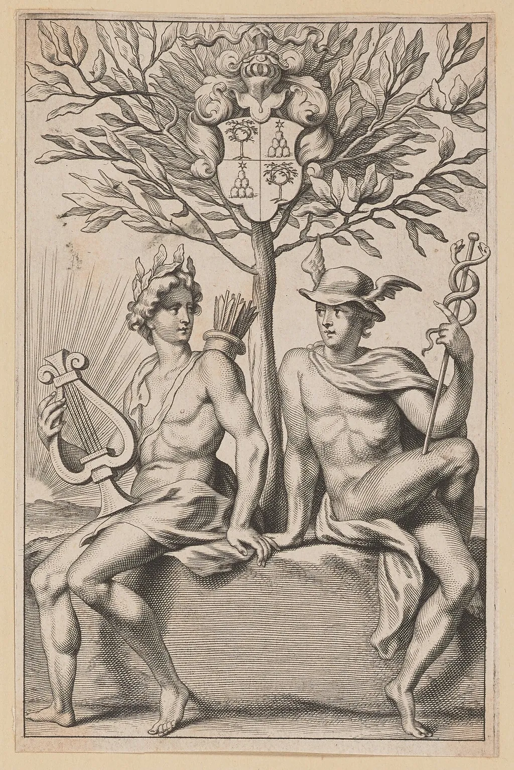 Title Page for Philomathi Musae Juveniles, by Netherlandish 17th Century, ink, 1654