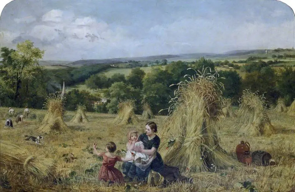 The Harvest Field, by Nevil Oliver Lupton
