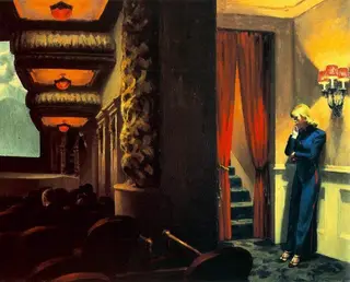 New York Movie, by Edward Hopper