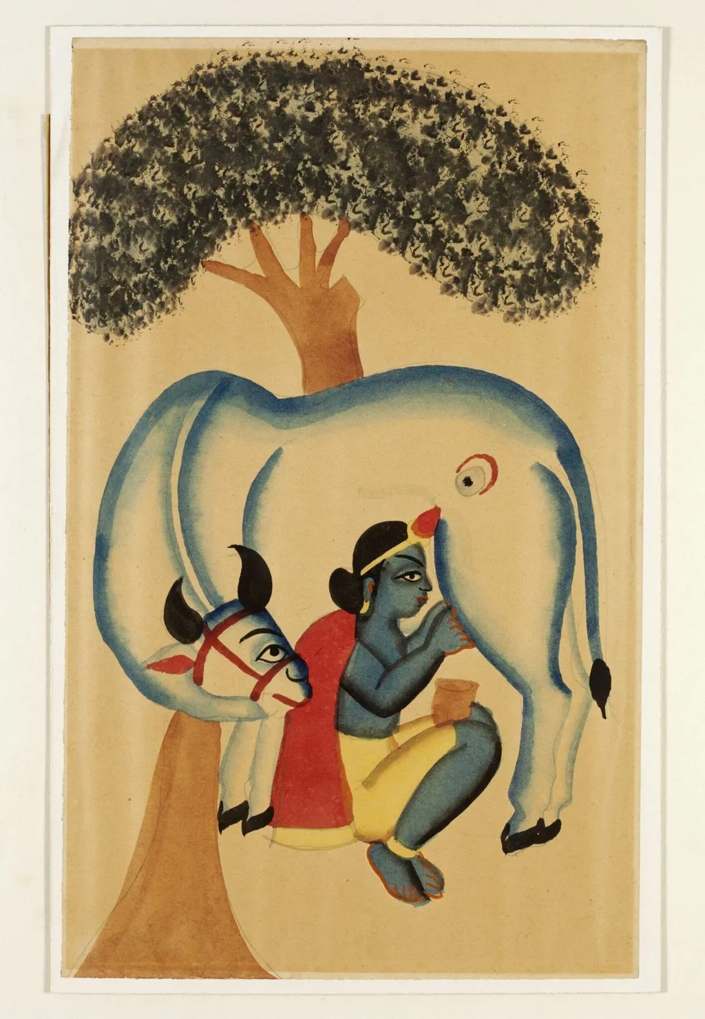 Untitled, by Nibaran Chandra Ghosh, paint, 1890