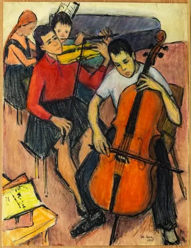 Muzicanți, by Nica Michaela Crăciun
