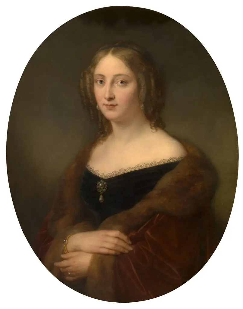Baroness Adelaïde Vanden Hecke-Baut de Rasmon, by Nicaise De Keyser