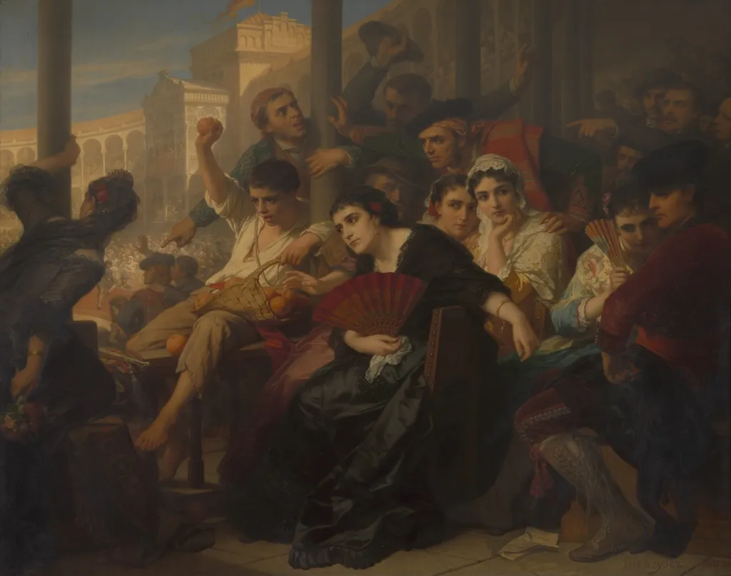 Bravo torero!, by Nicaise De Keyser, oil
