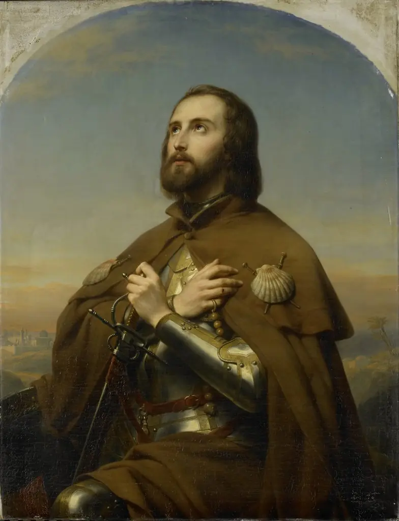 Eberhard (1445-96), Duke of Würtemberg, as a Pilgrim in the Holy Land, by Nicaise De Keyser