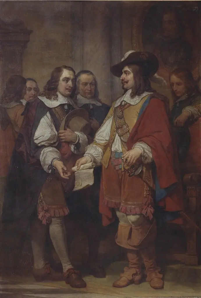 Foundation of the Antwerp Academy by David Teniers II, by Nicaise De Keyser
