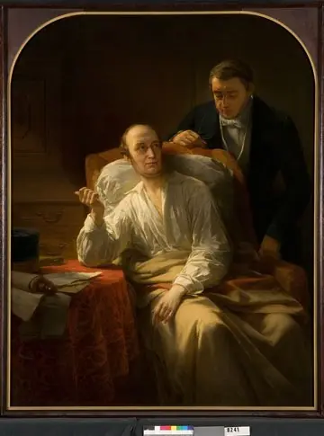 King Willem II Making his Last Will, by Nicaise De Keyser