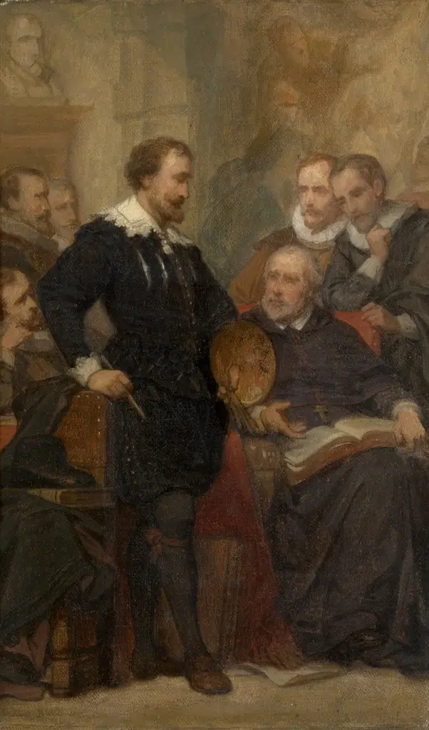 Peter Paul Rubens in his Studio, by Nicaise De Keyser