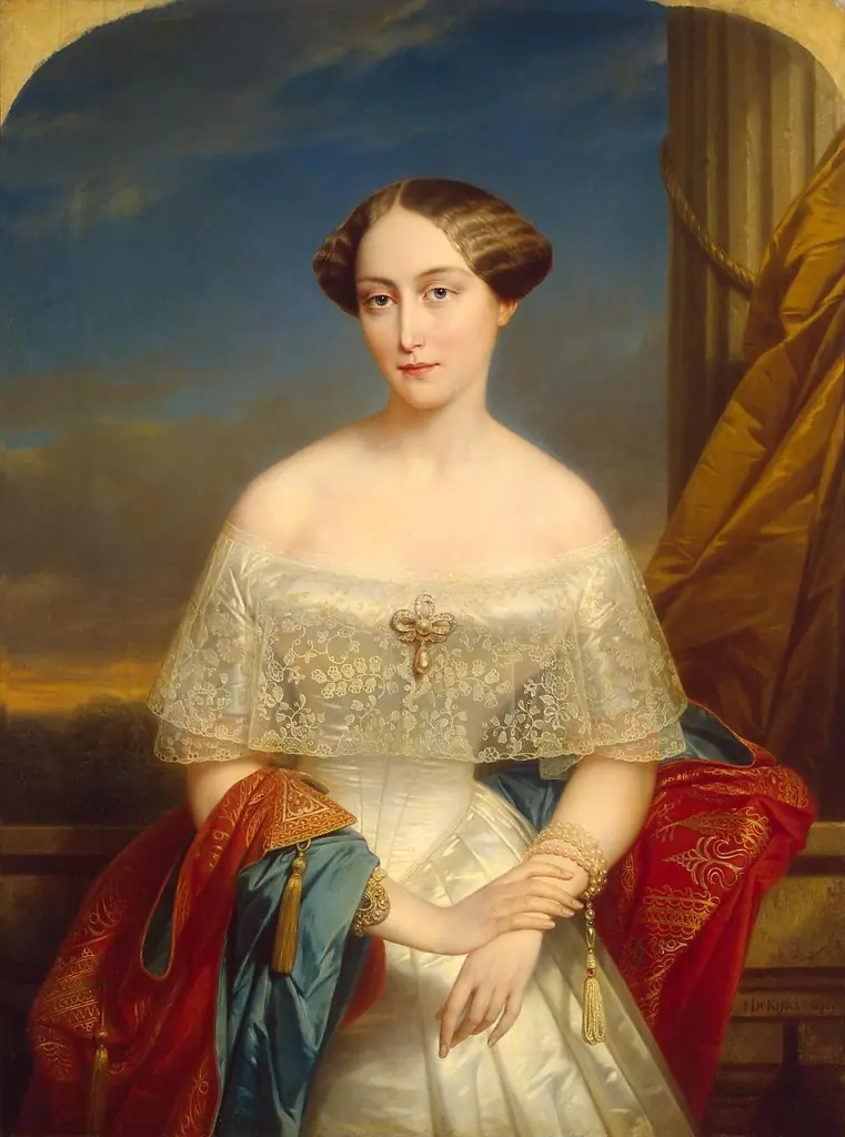 Portrait of Grand Duchess Olga Nikolayevna, by Nicaise De Keyser