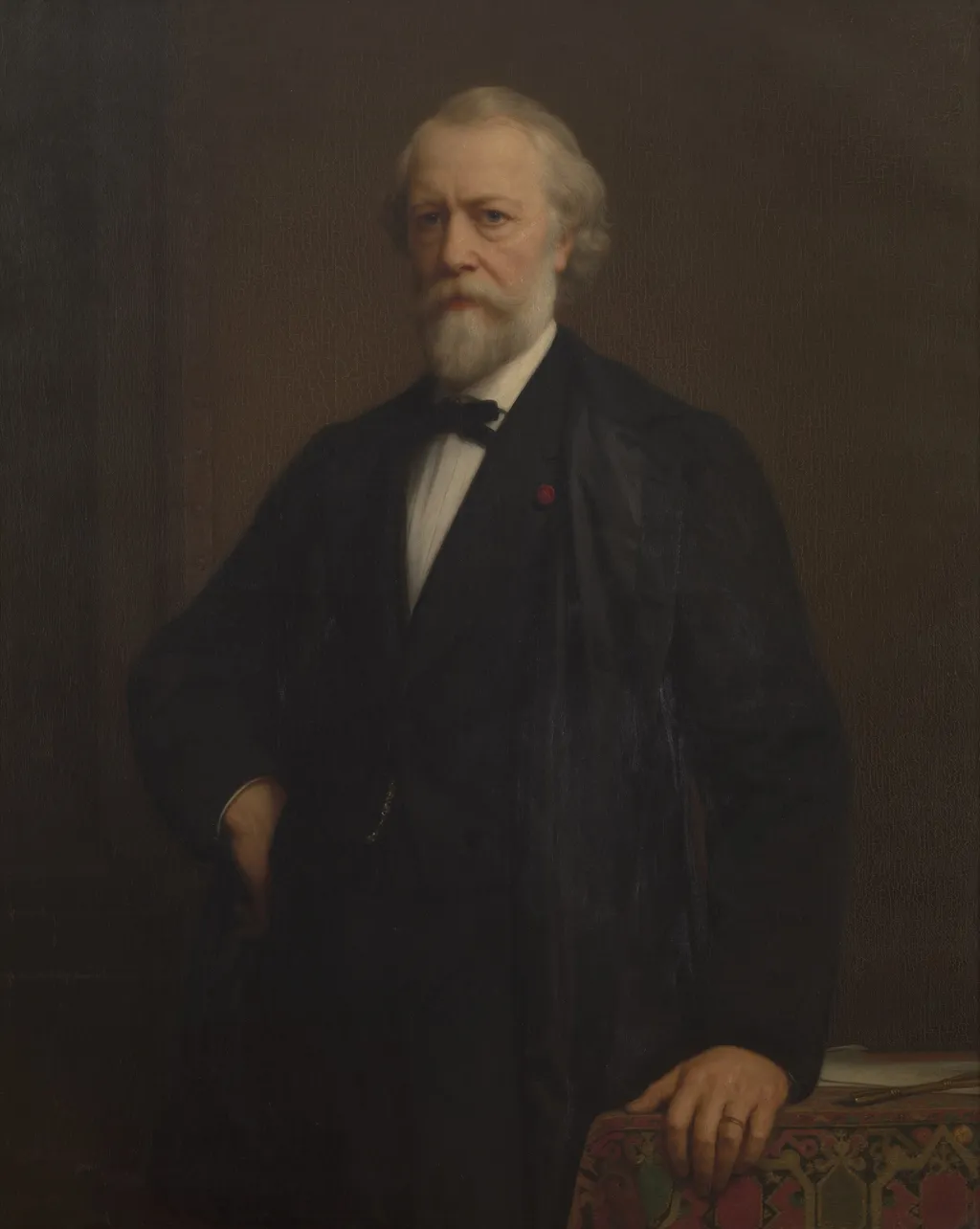Self Portrait, by Nicaise De Keyser, oil, 1874