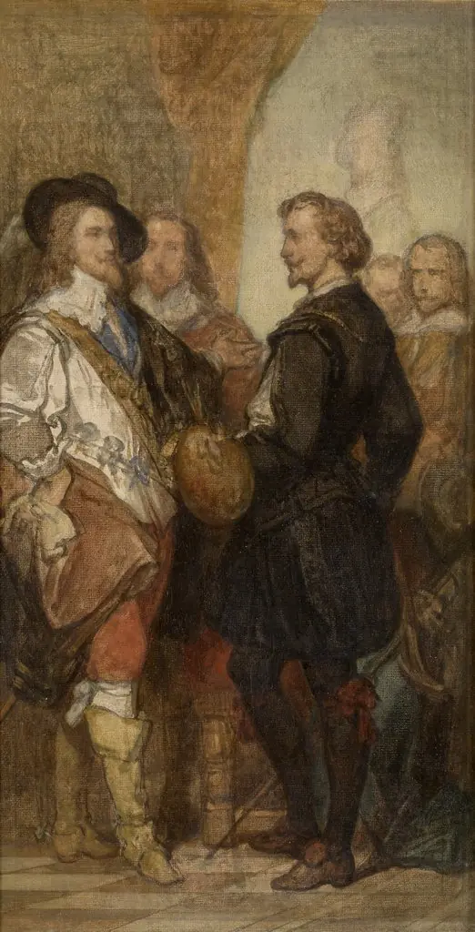 The Painter Anthony van Dyck in London, by Nicaise De Keyser
