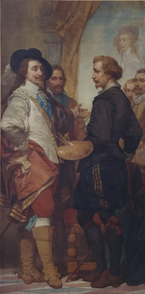 The Painter Anthony van Dyck in London, by Nicaise De Keyser