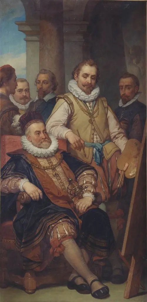 The Painter Bartholomeus Spranger in Vienna, by Nicaise De Keyser