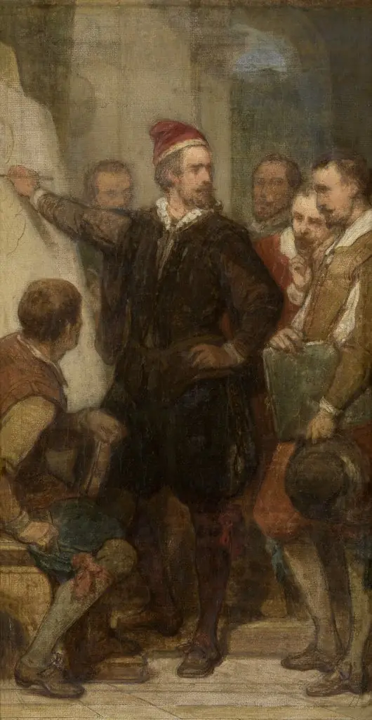 The Painter Denys Calvaert in Bologna, by Nicaise De Keyser